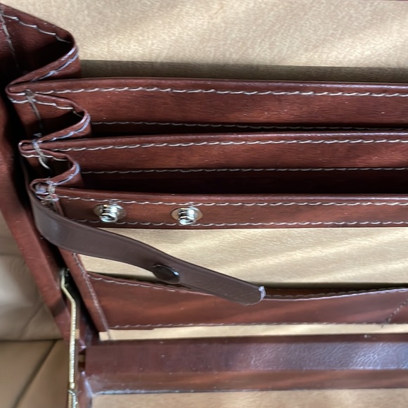 Vintage Sebco Briefcase Attaché Case Brown with Lock - Picture 14 of 17